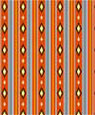 Dollhouse Miniature 1/4" Scale Wallpaper: Navaho